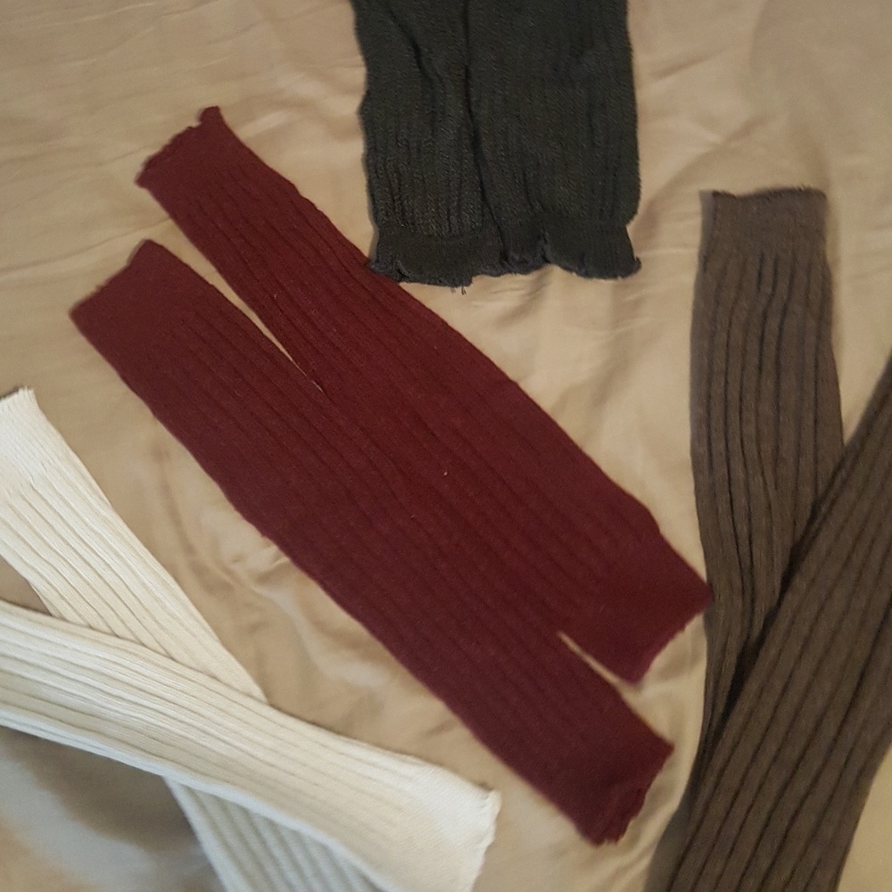 Bundle set of 4 Leg Warmers